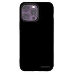 Fekete szilikon tok az alábbi mobiltelefonokra Apple iPhone 14 Pro Max - Black Bliss