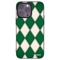 Fekete szilikon tok az alábbi mobiltelefonokra Apple iPhone 14 Pro Max - Emerald Diamond
