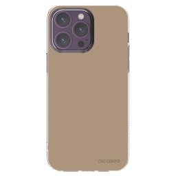 Átlátszó szilikon tok az alábbi mobiltelefonokra Apple iPhone 14 Pro Max - Soft Sand