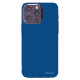 Átlátszó szilikon tok az alábbi mobiltelefonokra Apple iPhone 14 Pro Max - Navy Blue