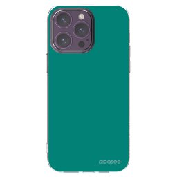 Átlátszó szilikon tok az alábbi mobiltelefonokra Apple iPhone 14 Pro Max - Emerald Mist