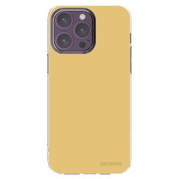 Átlátszó szilikon tok az alábbi mobiltelefonokra Apple iPhone 14 Pro Max - Canary Crystal