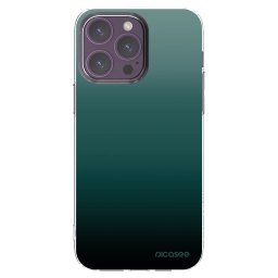 Átlátszó szilikon tok az alábbi mobiltelefonokra Apple iPhone 14 Pro Max - Verdant Fade