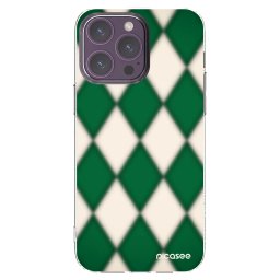 Átlátszó szilikon tok az alábbi mobiltelefonokra Apple iPhone 14 Pro Max - Emerald Diamond