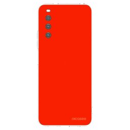 Átlátszó szilikon tok az alábbi mobiltelefonokra Sony Xperia 10 IV 5G - Maranello Red