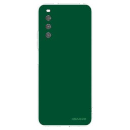 Átlátszó szilikon tok az alábbi mobiltelefonokra Sony Xperia 10 IV 5G - Green Gleam