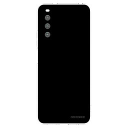 Átlátszó szilikon tok az alábbi mobiltelefonokra Sony Xperia 10 IV 5G - Black Bliss