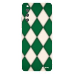 Átlátszó szilikon tok az alábbi mobiltelefonokra Sony Xperia 10 IV 5G - Emerald Diamond