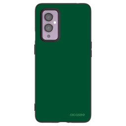 Fekete szilikon tok az alábbi mobiltelefonokra OnePlus 9 - Green Gleam