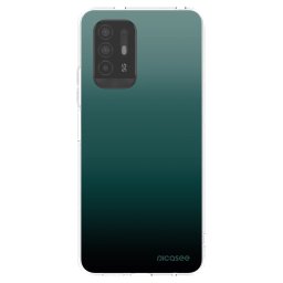 Átlátszó szilikon tok az alábbi mobiltelefonokra OPPO A94 5G - Verdant Fade