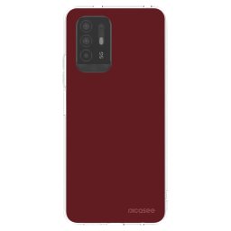 Átlátszó szilikon tok az alábbi mobiltelefonokra OPPO A94 5G - Red Bliss