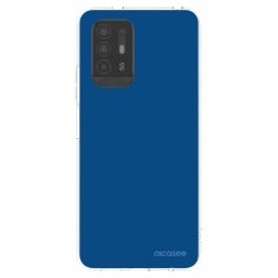 Átlátszó szilikon tok az alábbi mobiltelefonokra OPPO A94 5G - Navy Blue