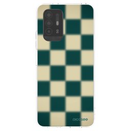 Átlátszó szilikon tok az alábbi mobiltelefonokra OPPO A94 5G - Shadow Chess