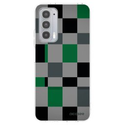 Átlátszó szilikon tok az alábbi mobiltelefonokra Motorola Edge 20 - Block Grid