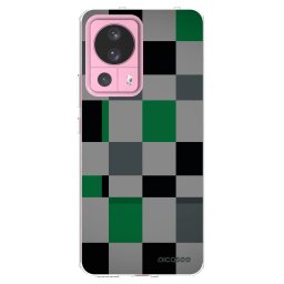 Átlátszó szilikon tok az alábbi mobiltelefonokra Xiaomi 13 Lite - Block Grid