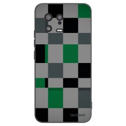 Fekete szilikon tok az alábbi mobiltelefonokra Xiaomi 13 - Block Grid