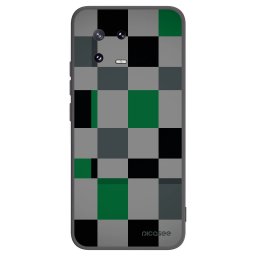 Fekete szilikon tok az alábbi mobiltelefonokra Xiaomi 13 Pro - Block Grid