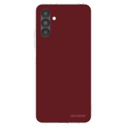 Átlátszó szilikon tok az alábbi mobiltelefonokra Samsung Galaxy A04s A047F - Red Bliss