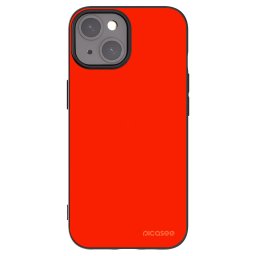 Fekete szilikon tok az alábbi mobiltelefonokra Apple iPhone 15 - Maranello Red