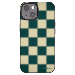 Fekete szilikon tok az alábbi mobiltelefonokra Apple iPhone 15 - Shadow Chess