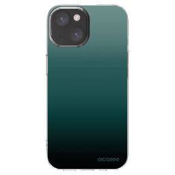 Átlátszó szilikon tok az alábbi mobiltelefonokra Apple iPhone 15 - Verdant Fade