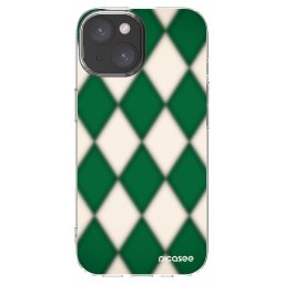 Átlátszó szilikon tok az alábbi mobiltelefonokra Apple iPhone 15 - Emerald Diamond
