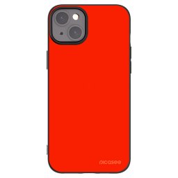 Fekete szilikon tok az alábbi mobiltelefonokra Apple iPhone 15 Plus - Maranello Red