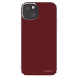 Átlátszó szilikon tok az alábbi mobiltelefonokra Apple iPhone 15 Plus - Red Bliss