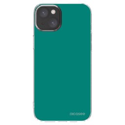 Átlátszó szilikon tok az alábbi mobiltelefonokra Apple iPhone 15 Plus - Emerald Mist