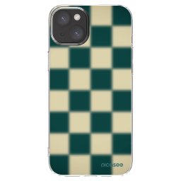 Átlátszó szilikon tok az alábbi mobiltelefonokra Apple iPhone 15 Plus - Shadow Chess