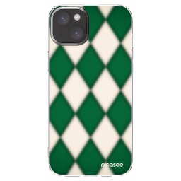 Átlátszó szilikon tok az alábbi mobiltelefonokra Apple iPhone 15 Plus - Emerald Diamond