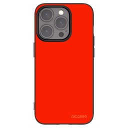 Fekete szilikon tok az alábbi mobiltelefonokra Apple iPhone 15 Pro - Maranello Red