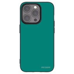 Fekete szilikon tok az alábbi mobiltelefonokra Apple iPhone 15 Pro - Emerald Mist