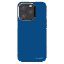 Átlátszó szilikon tok az alábbi mobiltelefonokra Apple iPhone 15 Pro - Navy Blue