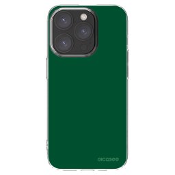 Átlátszó szilikon tok az alábbi mobiltelefonokra Apple iPhone 15 Pro - Green Gleam