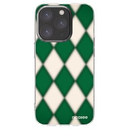 Átlátszó szilikon tok az alábbi mobiltelefonokra Apple iPhone 15 Pro - Emerald Diamond