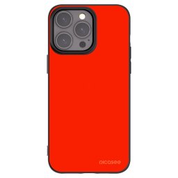 Fekete szilikon tok az alábbi mobiltelefonokra Apple iPhone 15 Pro Max - Maranello Red
