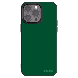 Fekete szilikon tok az alábbi mobiltelefonokra Apple iPhone 15 Pro Max - Green Gleam