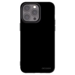 Fekete szilikon tok az alábbi mobiltelefonokra Apple iPhone 15 Pro Max - Black Bliss