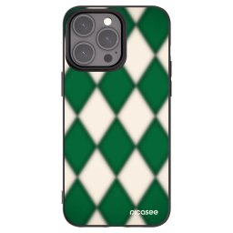 Fekete szilikon tok az alábbi mobiltelefonokra Apple iPhone 15 Pro Max - Emerald Diamond