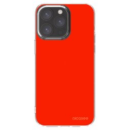 Átlátszó szilikon tok az alábbi mobiltelefonokra Apple iPhone 15 Pro Max - Maranello Red