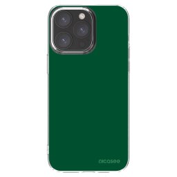 Átlátszó szilikon tok az alábbi mobiltelefonokra Apple iPhone 15 Pro Max - Green Gleam