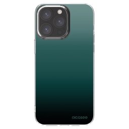Átlátszó szilikon tok az alábbi mobiltelefonokra Apple iPhone 15 Pro Max - Verdant Fade