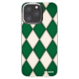 Átlátszó szilikon tok az alábbi mobiltelefonokra Apple iPhone 15 Pro Max - Emerald Diamond