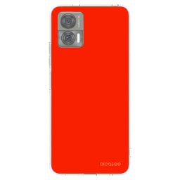 Átlátszó szilikon tok az alábbi mobiltelefonokra Motorola Edge 30 Neo - Maranello Red