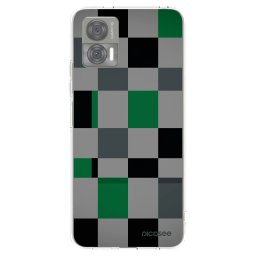 Átlátszó szilikon tok az alábbi mobiltelefonokra Motorola Edge 30 Neo - Block Grid