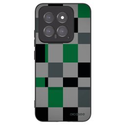 Fekete szilikon tok az alábbi mobiltelefonokra Xiaomi 14 - Block Grid