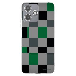 Átlátszó szilikon tok az alábbi mobiltelefonokra Xiaomi Redmi 12 5G - Block Grid
