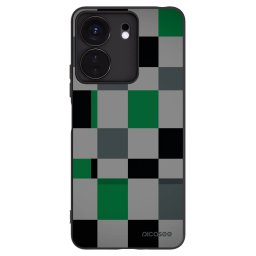 Fekete szilikon tok az alábbi mobiltelefonokra Xiaomi Redmi 13C 4G - Block Grid