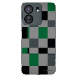 Átlátszó szilikon tok az alábbi mobiltelefonokra Xiaomi Redmi 13C 4G - Block Grid